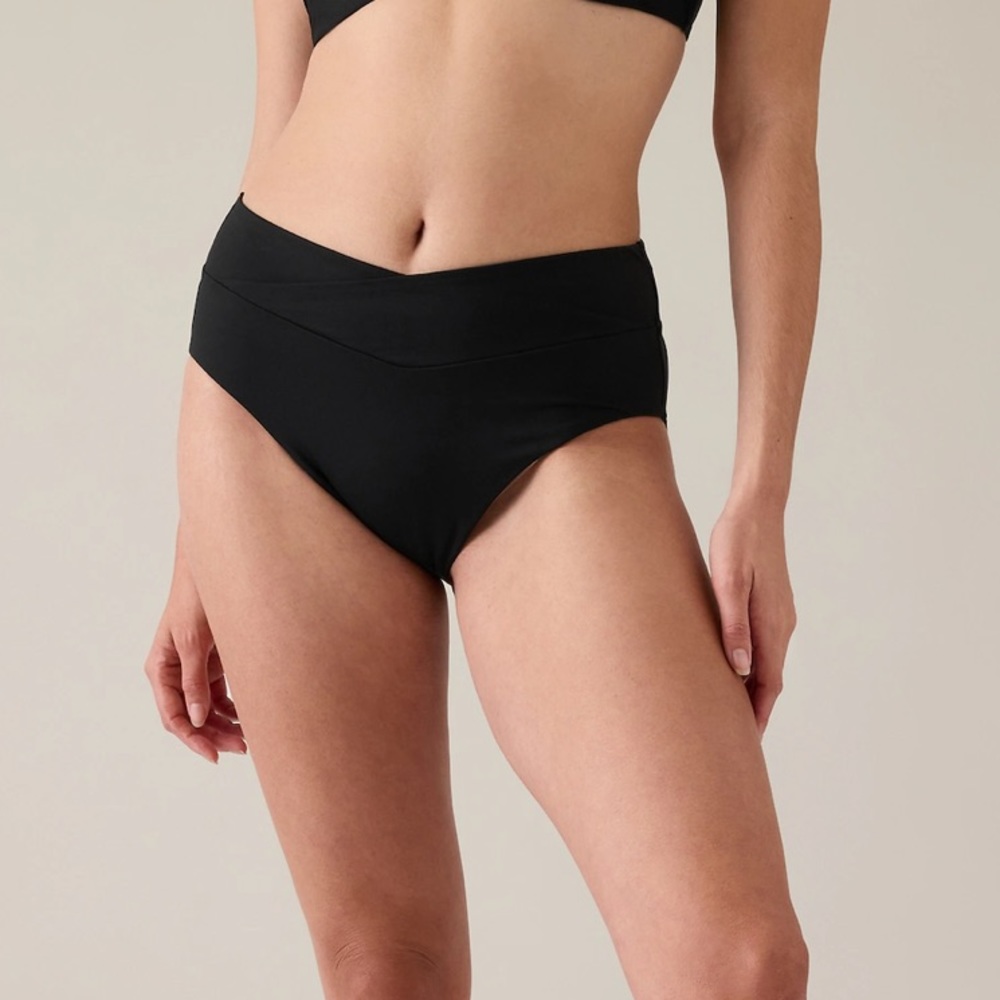 New without tag Athleta High Waist Crossover Bikini Bottom